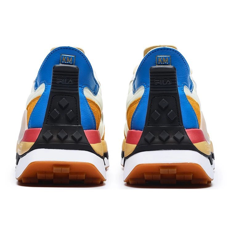 KM Shoes „Weiß Gelb Blau“
