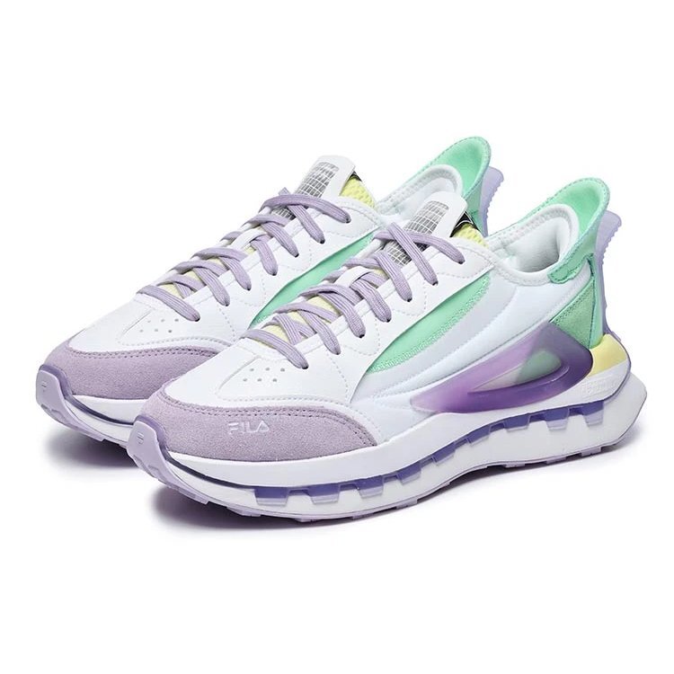 KM Shoes „Weiß, Lila, Aqua“