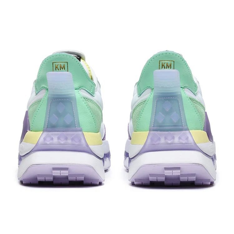 KM Shoes „Weiß, Lila, Aqua“