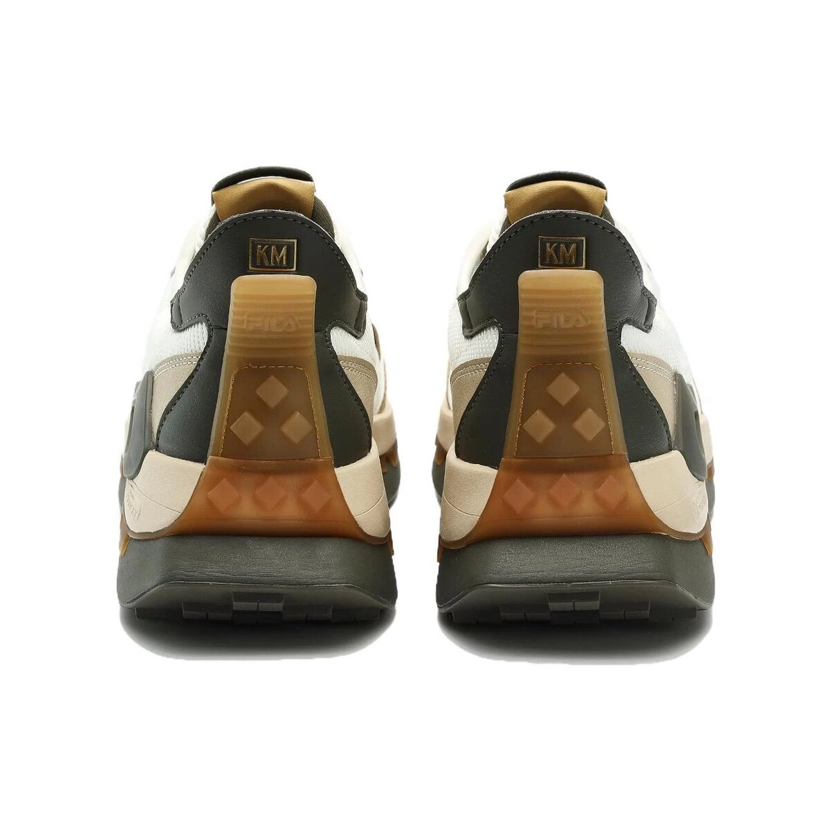 KM Sportschuhe „Weiß Beige Grün“