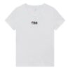 Kurzarm 2019 Minimalistisches besticktes Kurzarm-T-Shirt, Weiß