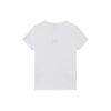Kurzarm 2019 Minimalistisches besticktes Kurzarm-T-Shirt, Weiß