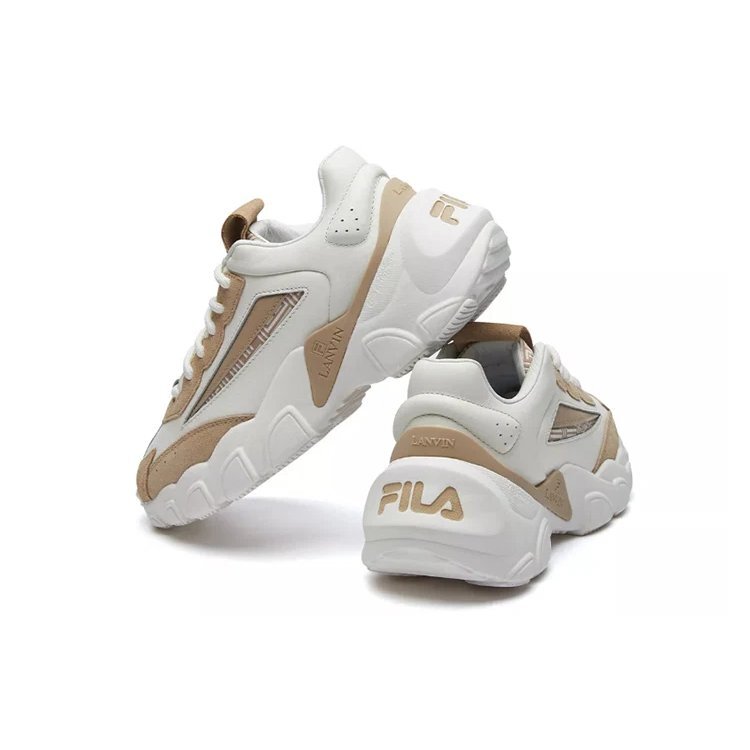 Lanvin x Fila Sneaker Weiß/Gelb