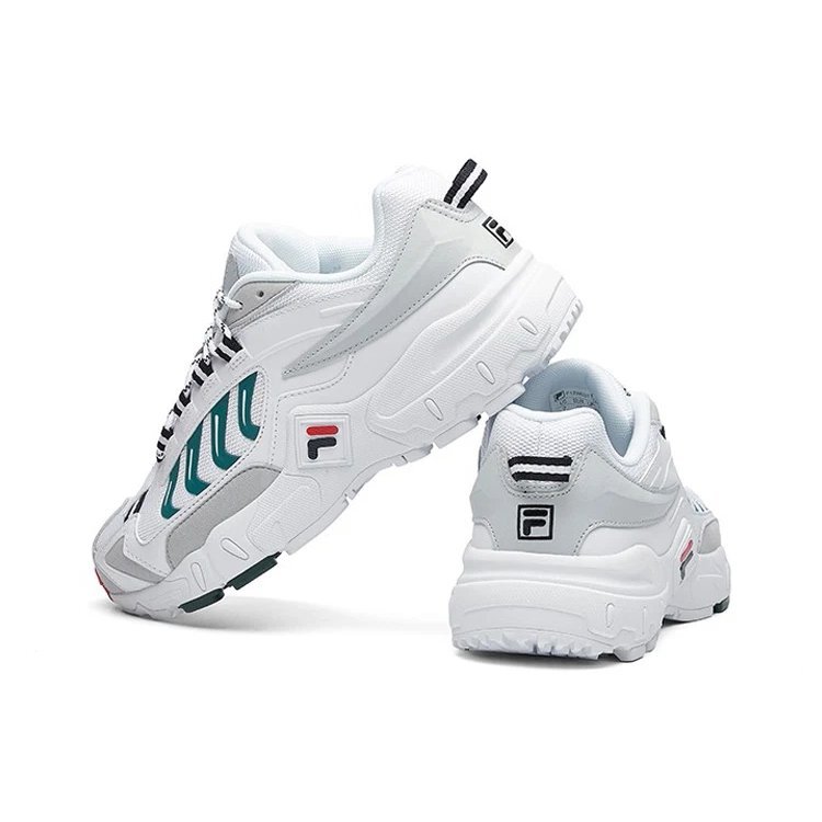 Laufschuhe Grau/Weiß/Grün