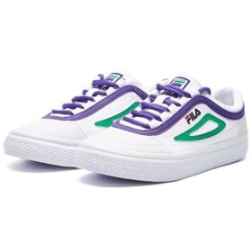 Leichte Freizeitschuhe Weiß/Grün/Lila