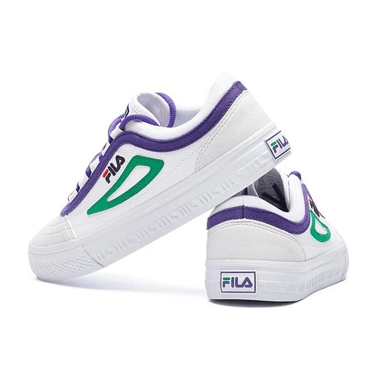 Leichte Freizeitschuhe Weiß/Grün/Lila