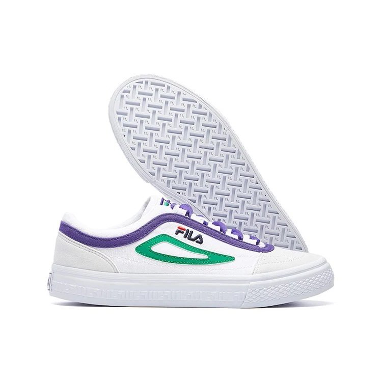 Leichte Freizeitschuhe Weiß/Grün/Lila