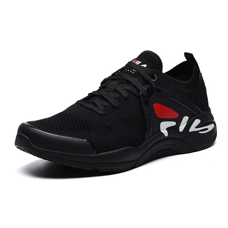 Leichte Sportschuhe, Low-Top, Schwarz