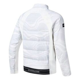 Leichte, warme Daunenjacke mit Golf-Logo „Weiß“