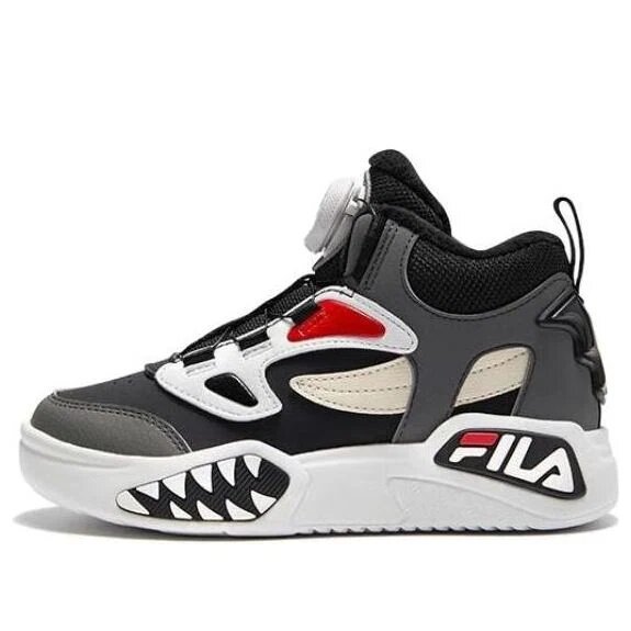 Lifestyle-High-Top-Basketballschuhe „Grau Schwarz“