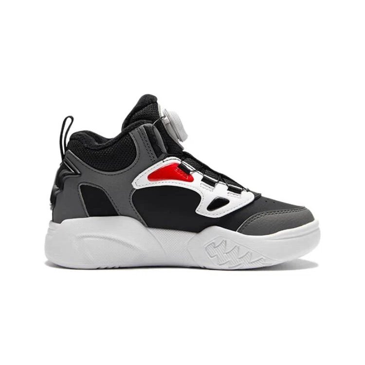 Lifestyle-High-Top-Basketballschuhe „Grau Schwarz“