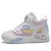 Lifestyle-High-Top-Basketballschuhe „Weiß Rosa Blau“