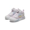 Lifestyle-High-Top-Basketballschuhe „Weiß Rosa Blau“