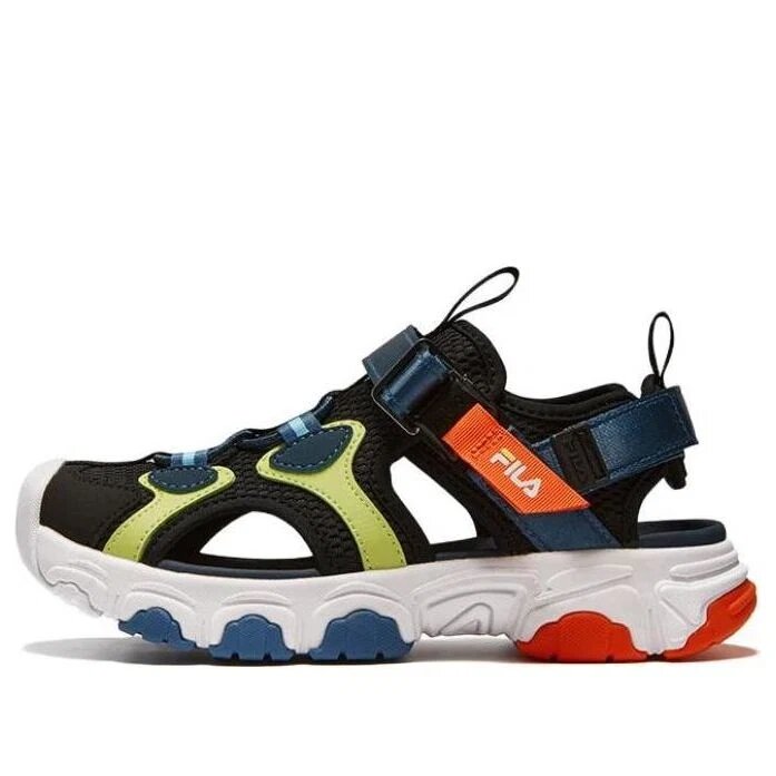Lifestyle-Sandalen „Schwarz Weiß Blau“