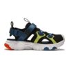 Lifestyle-Sandalen „Schwarz Weiß Blau“
