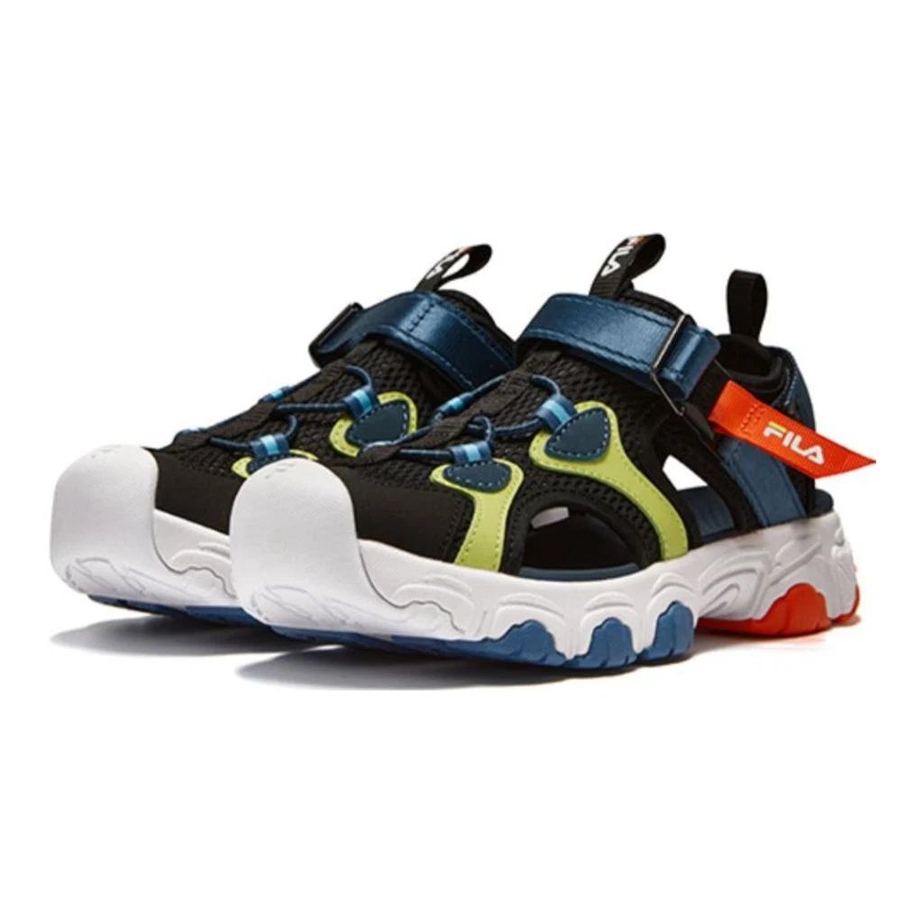 Lifestyle-Sandalen „Schwarz Weiß Blau“