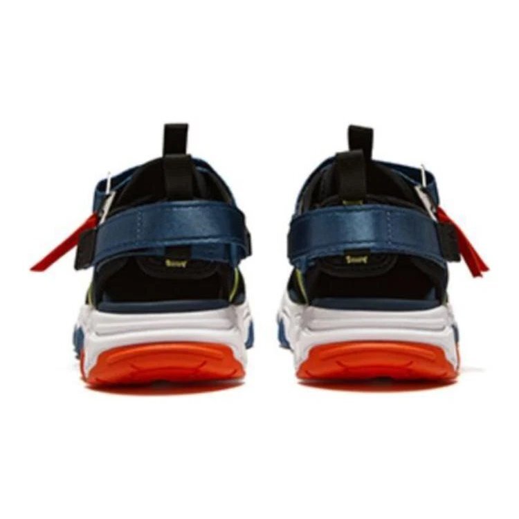 Lifestyle-Sandalen „Schwarz Weiß Blau“