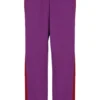 Lila Ventisei-Hose mit geradem Bein
