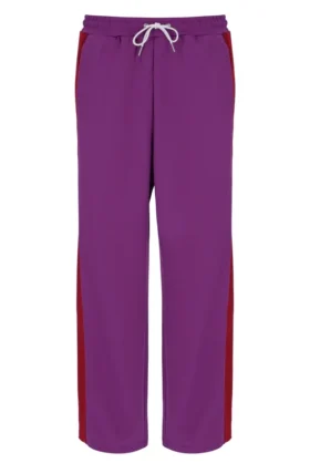 Lila Ventisei-Hose mit geradem Bein