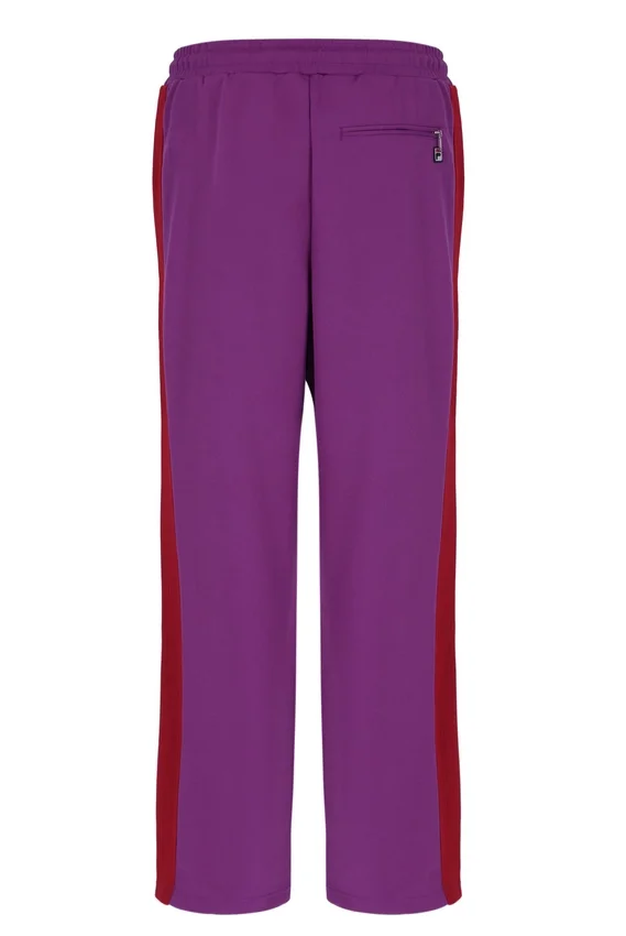 Lila Ventisei-Hose mit geradem Bein