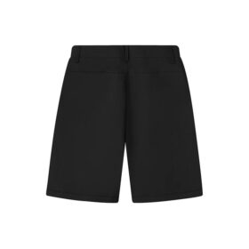 Lockere, atmungsaktive Freizeit-Shorts aus gewebtem Stoff, schwarz