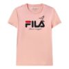 Logo Alphabet Sports hautfreundliches Kurzarm-Shirt in Rosa
