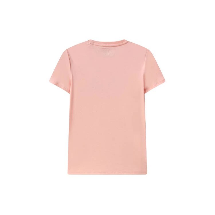 Logo Alphabet Sports hautfreundliches Kurzarm-Shirt in Rosa