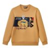 Logo-Grafik-Pullover „Tan Black“