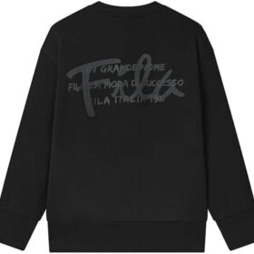 Logo-Pullover „Schwarz“