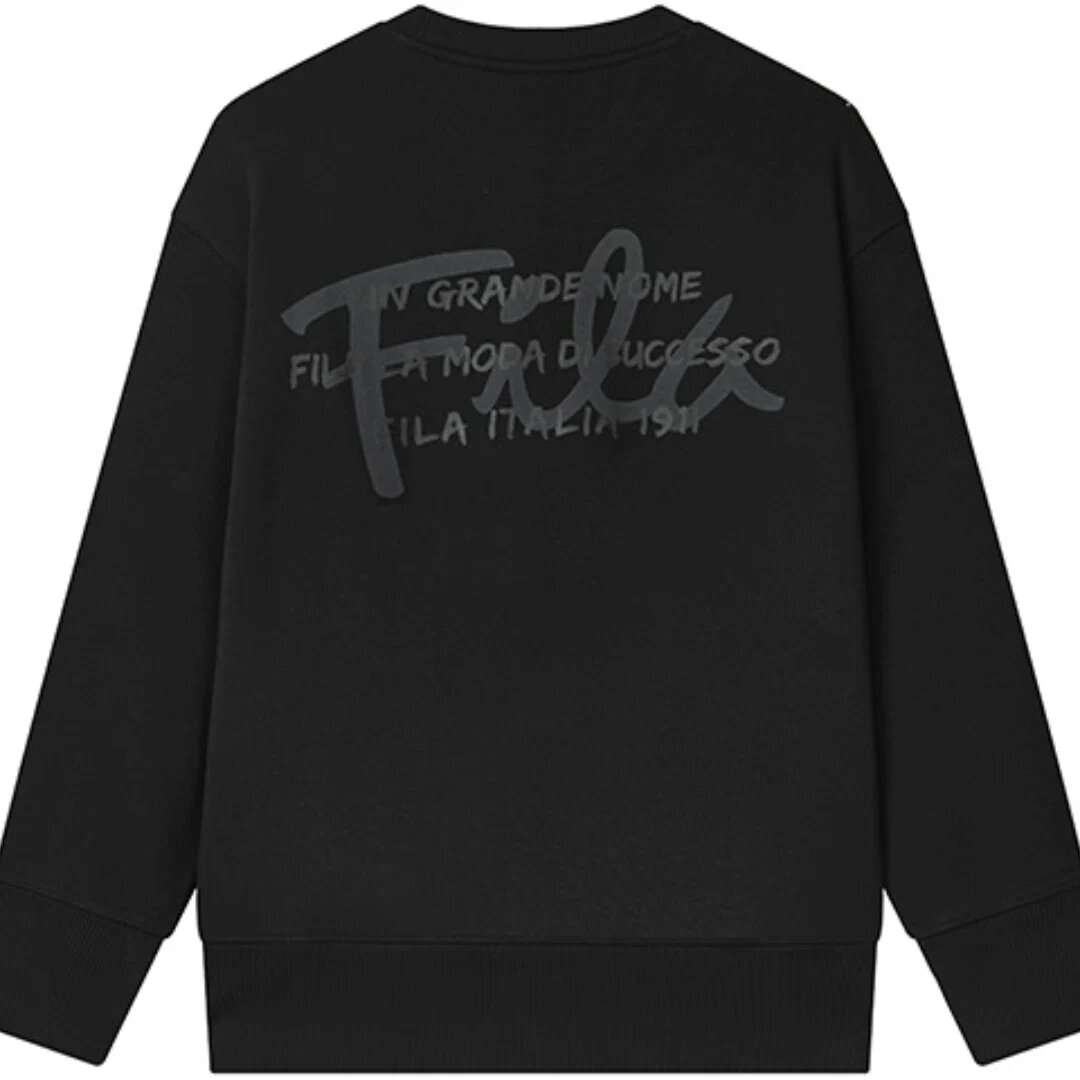 Logo-Pullover „Schwarz“