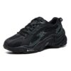 Low-Top-Laufschuhe mit Leopardenmuster in Schwarz/Grün