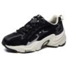 Low-Top-Laufschuhe Schwarz