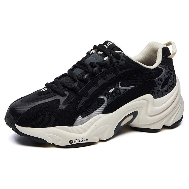 Low-Top-Laufschuhe Schwarz