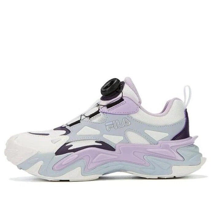 Low-Top-Laufschuhe „Weiß Lila Blau“