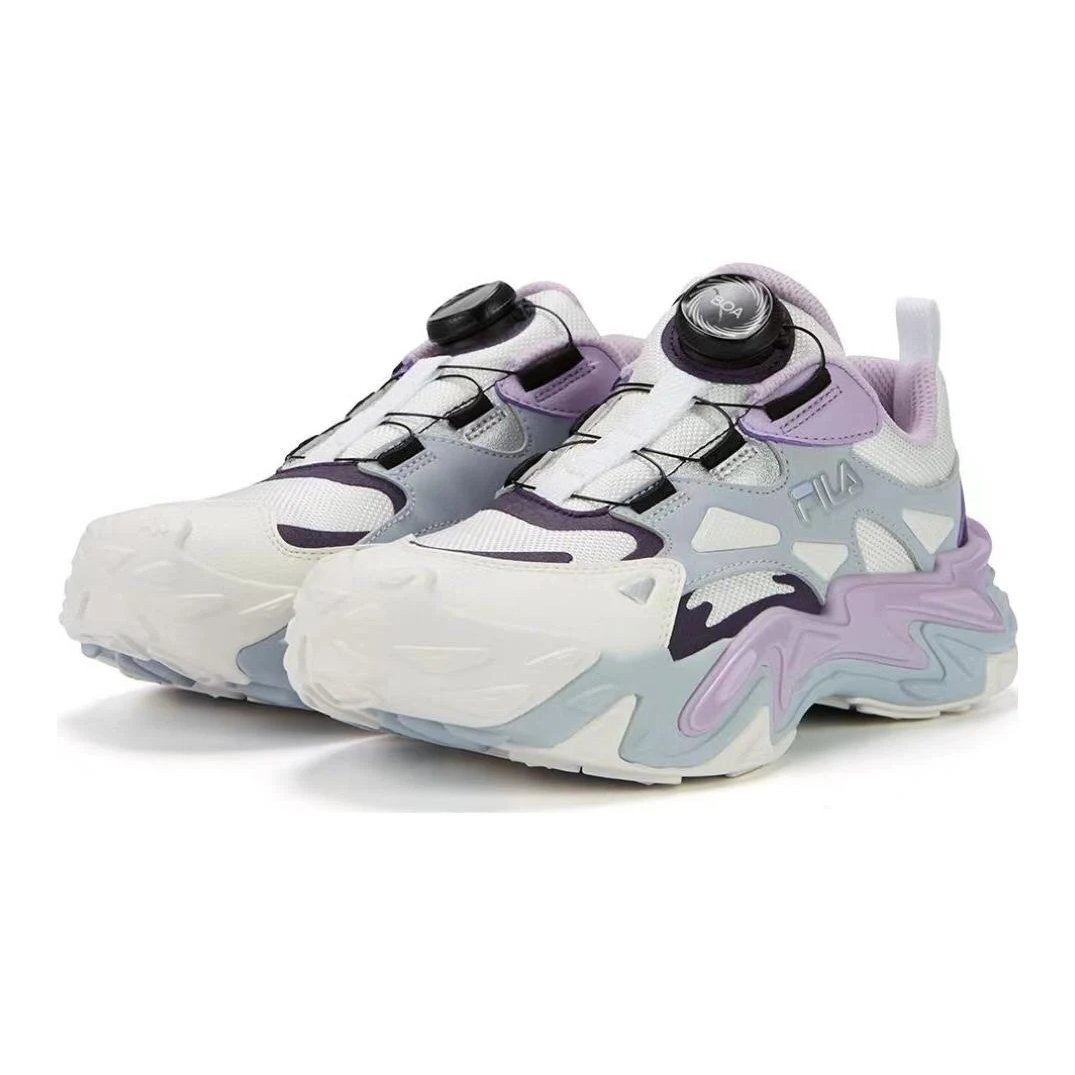 Low-Top-Laufschuhe „Weiß Lila Blau“