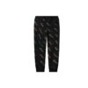 Lässige Strickhose mit Monogramm für Herren, schwarz
