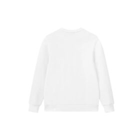 Lässiger Sport-Strickpullover mit Rollkragen für Herren, Weiß