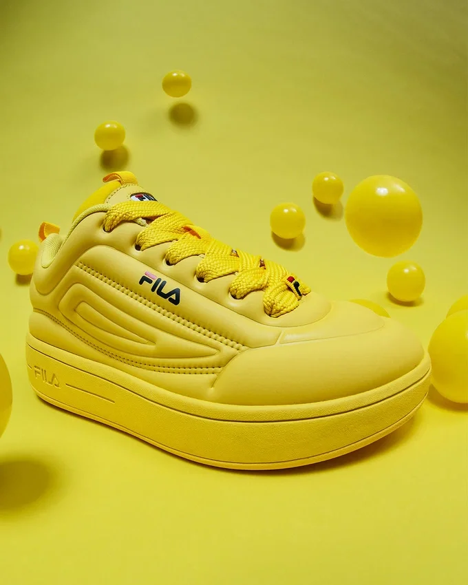 Maisgelber Superbubble-Sneaker