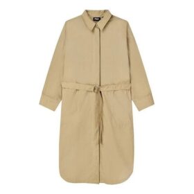Mantel mit Bindegürtel „Khaki“