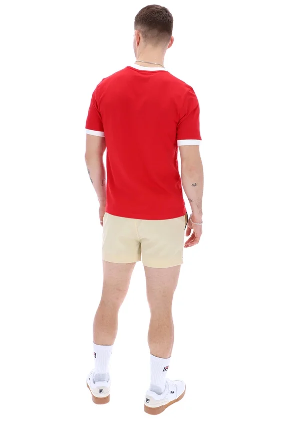 Marconi Essential Ringer-T-Shirt in Chinesisch-Rot