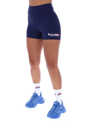 Marineblaue Fila x TALA SKINLUXE Radhose
