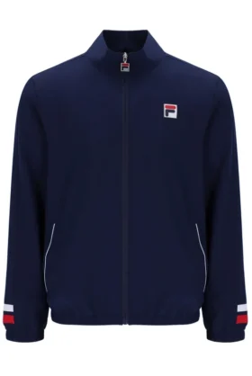 Marineblaue Tennis-Trainingsjacke für Herren