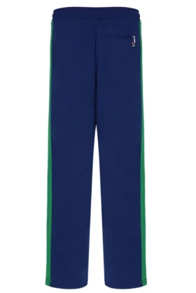Marineblaue Ventisei-Hose mit geradem Bein