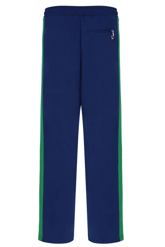 Marineblaue Ventisei-Hose mit geradem Bein