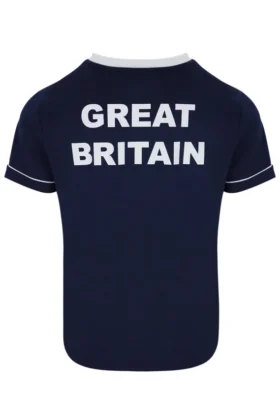 Marineblaues Damen-Tennis-GB-T-Shirt