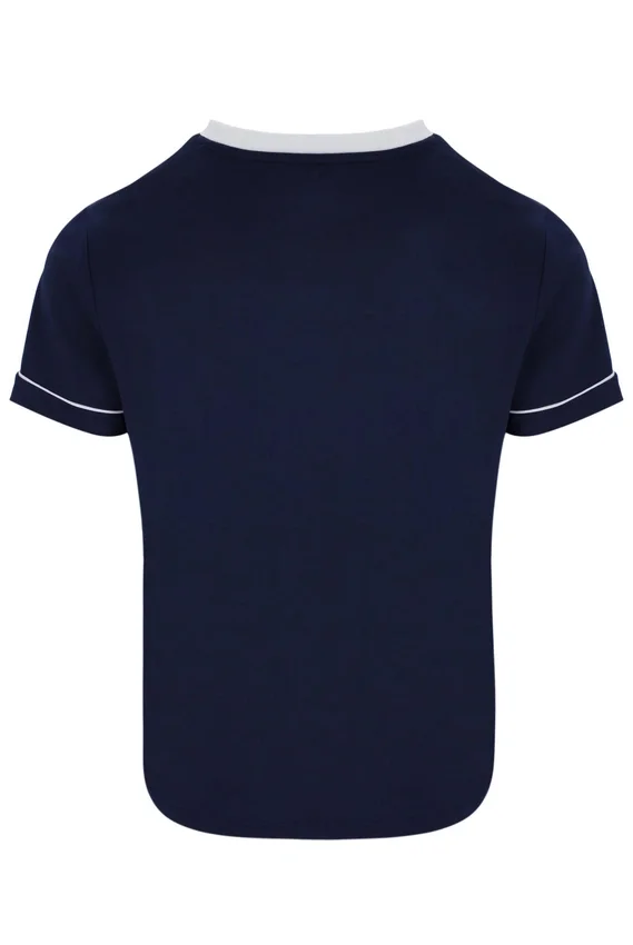 Marineblaues Damen-Tennis-T-Shirt