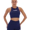Marineblaues Fila x TALA SKINLUXE Sport-Bralette