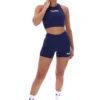 Marineblaues Fila x TALA SKINLUXE Sport-Bralette