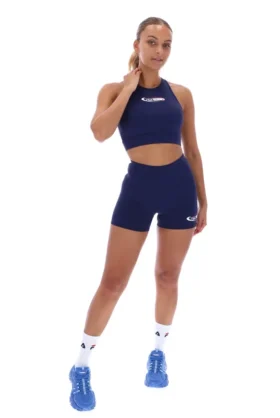 Marineblaues Fila x TALA SKINLUXE Sport-Bralette