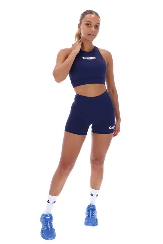 Marineblaues Fila x TALA SKINLUXE Sport-Bralette